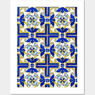 Azulejo #3 — Portuguese tilework Posters and Art